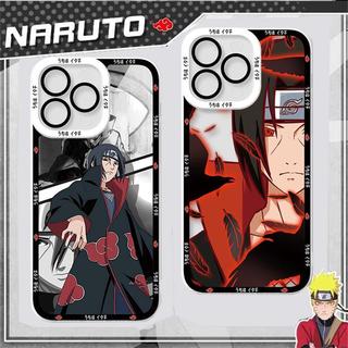 Anime NARUTO Sasuke Obito Hatake Kakashi Ốp Điện Thoại Cho IPhone 15 12 13 14 Pro Max Plus Mềm Trong Suốt Silicon Chống Sốc TPU Trong Suốt Hoạt Hình Xu Hướng Thương Hiệu