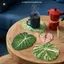 JCSYFAC Lá Coaster Acrylic Cách Nhiệt Miếng Lót Trang Trí Placemat Bàn Cốc Thảm Trang Trí Bàn Phụ Kiện Trang Trí Phòng Mới