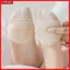 YRBWD 1 Cặp Miếng Lót Chân Nửa Lòng Bàn Tay, Tất Nửa Chân Silicon Thoáng Khí, Tất Thuyền Cotton Mềm Chống Trơn Trượt