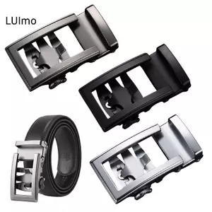 LUImo Mới Thắt Lưng Nam Bule Thắt Lưng Bule Thường Ngày Đầu Thắt Lưng Phụ Kiện Kinh Doanh Tự Động Bule Chiều Rộng 3.5cm Thắt Lưng Thời Trang Bule SBS