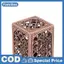 Hợp Kim Lư Hương Giá Đỡ Vuông Dọc Lư Hương Trong Nhà Hương Liệu Nhà Trang Trí Trung Quốc Hương Đốt