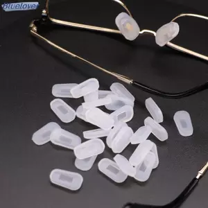 Bluelover 1 Cặp Kính Phụ Kiện Miếng Lót Mũi, Miếng Lót Mũi Silicon Chống Trơn Trượt Chống thụt Đầu Vào, Miếng Lót Mũi Nén Mũi Mới