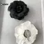 KUZHEN Mới Handmade Vải Camellia Hoa Thổ Cẩm Pin Khăn Bule Corsage Laple Chân Huy Hiệu Trâm Cài Cho Nữ Trang Sức Phụ Kiện HOT