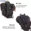 Bluelover Tổng Hợp Tóc Bun Chignon Lộn Xộn Xoăn Kẹp Tóc Co Giãn Scrunchy Giả Tóc Miếng Cho Nữ Kẹp Tóc Mới