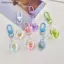 # HB # Acrylic Conch Nổi Móc Khóa Dầu 2 Cái Bộ Lý Tưởng Túi Vỏ Biển Phụ Kiện Cho Phong Cách Mùa Hè.