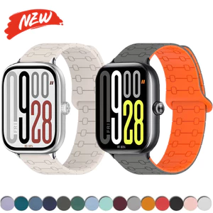 Dây đeo từ tính cho Redmi Watch 6 5 4 dây phụ kiện cho vòng đeo tay silicon Mi Band 10Pro / 8Pro / 9Pro