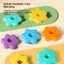TMOY 1 Bộ Montessori Xoay Cầu Vồng Tháp Bé Staing Đồ Chơi Trẻ Em Phát Triển Kỹ Năng Vận Động Trò Chơi Quay Staing Đồ Chơi Quà Tặng Giáo Dục TMOY