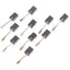 TMOY 10 Chiếc Than Chì Động Cơ Đồng Carbon Bộ Bàn Chải Cho Máy Xay Góc 6 * 8.5 * 13.5mm TMOY