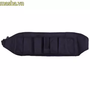 Giá đỡ thắt lưng bia, Thắt lưng bia vải đen, có thể điều chỉnh bền bỉ 6 gói Giá đỡ thắt lưng chai bia dã ngoại