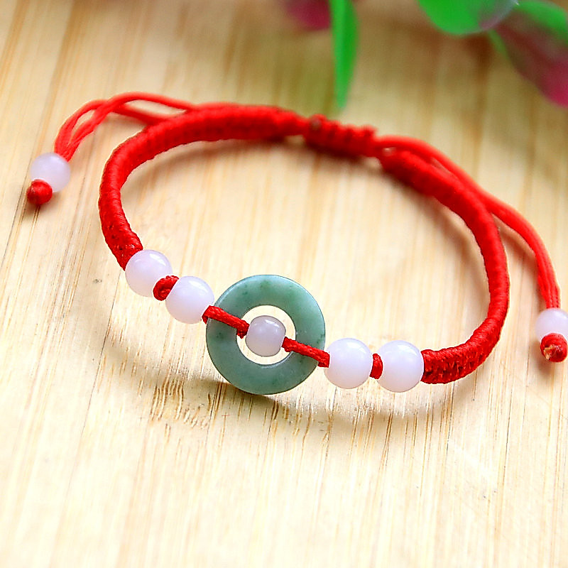 Vòng tay dây chỉ đỏ Hàn Quốc handmade may mắn phong thủy