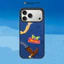 Ốp điện thoại từ tính Robot xanh hoạt hình cho IPhone 17Pro Max 17Air 17 16 15 14 13 12 16 Plus Ốp lưng bảo vệ chống sốc