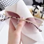 Kính Mát Kim Loại Hợp Thời Trang Hình Bướm Lớn Bán Khung Chống Tia UV Kính Mắt Sử Dụng Hàng Ngày Cho Nữ Và Bé Gái