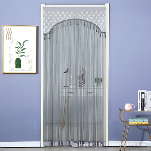 Mùa Hè Chống Muỗi Màn Hình Đơn Rèm Cửa Ren Thêu Không Đục Lỗ Velcro Vách Ngăn Rèm Cửa Phòng Ngủ Rèm Sản Phẩm Mới Rèm Sản Phẩm Mới Sản Phẩm26062404