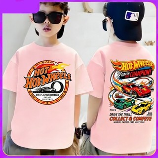 COD✅(Hồ Chí Minh)Áo thun mùa hè cho bé trai và bé gái in hình ô tô thời thượng, chất liệu cotton mềm mại, thoải mái