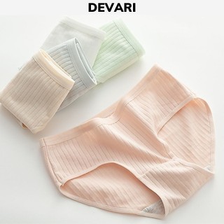 Quần lót nữ cotton kháng khuẩn gân tăm cạp vừa tôn dáng gợi cảm, Quần chíp nữ dễ thương L562