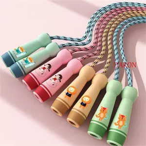 Dây nhảy trẻ em DARON, Dây nhảy thiết kế phi lê có thể điều chỉnh, Huấn luyện đáng yêu Dây nhảy trẻ em đầy màu sắc đáng yêu Tập thể dục trẻ em