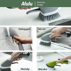 Bàn Chải Cọ Rửa Đa Năng Có Tay Cầm - Kết Hợp Đựng Xà Phòng Sử Dụng Tiện Lợi Cho Gia Đình - Kho Sỉ Gia Dụng Alulu