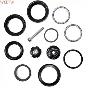 WEETW Xe Đạp Ren Tai Nghe Xe Đạp Dĩa Phụ Kiện Xe Đạp Hợp Kim 44 Mm MTB Xe Đạp Đường Bộ 1 1 / 8 "