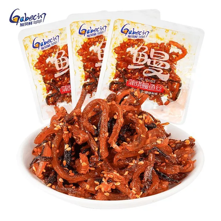 Gabe - Miếng lươn tươi ăn liền, đồ ăn vặt cay, đồ ăn vặt cá nhỏ, đồ ăn vặt hải sản đóng gói nhỏ, dùng để ăn vặt và thư g