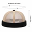 MERIGGIARE Lưới không vành Skullcap, Mũ beanie thoáng khí không vành lưới, Vòng đeo tay cuộn cổ điển Mũ mùa hè Unisex thoáng khí dành cho nam giới