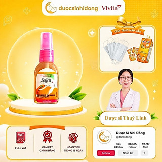 [ CHÍNH HÃNG ] Xịt Chống Muỗi Soffell Hương Cam An Toàn Hiệu Quả Kéo Dài Chai 30ml