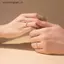 Bộ Nhẫn Cặp Đôi Thời Trang VFZ Màu Bạc Đơn Giản Mở Đầu Có Thể Điều Chỉnh Nhẫn Ngón Tay Ánh Sáng Trang Sức Sang Trọng Cho Nữ Nam Quà Tặng Kỷ Niệm OTE