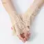 PNPIA- Ren Tay Giả Nữ Ngọt Ngào Ren Lưới Rỗng Chuông Tay Áo Cổ Tay Cho Đám Cưới Và Tiệc