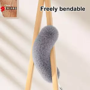 Khăn lau bụi 280cm có cực mở rộng Bàn chải loại bỏ bụi có thể thu vào Bàn chải bụi sợi nhỏ Dụng cụ làm sạch trần có thể giặt được có thể tái sử dụng VN