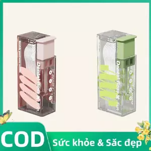 Trong kho tự động xỉa răng Dispenser với 10pcs xỉa Picks vệ sinh răng miệng hộp lưu trữ cá tuyết