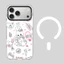 Phim Hoạt Hình Pha Lê Đá Từ Tính Trắng Thỏ Sữa Trong Suốt Ốp Lưng Điện Thoại iPhone 17 Pro Max 16 15 14 13 17air 16Plus Ốp Cứng Chống Sốc Bảo Vệ Vỏ