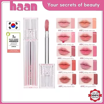 [NEW] Son Tint Bóng Black Rouge Air Hip Glow Lớp Tint Mỏng Nhẹ Môi, Full Bảng Màu AH03, AH09, AH10
