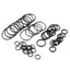 LACYESUK 1200 CÁI Bộ vòng chữ O điều hòa không khí, Vòng chữ O cao su bảo trì bền bỉ, Cao su Nitrile Vòng cao su niêm phong loại chữ O chịu mài mòn áp suất cao Máy rửa áp suất vòng cao