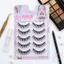 Thân cứng Full Strip Lông mi giả C Curl Lông mi sợi dày tự nhiên để trang điểm hàng ngày