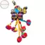 Hodou 1 Chiếc Handmade Voi Móc Khóa Truyền Thống Thái Vải Ganesha Mặt Dây Chuyền Hairball Cho Nữ Túi Quà Tặng VN