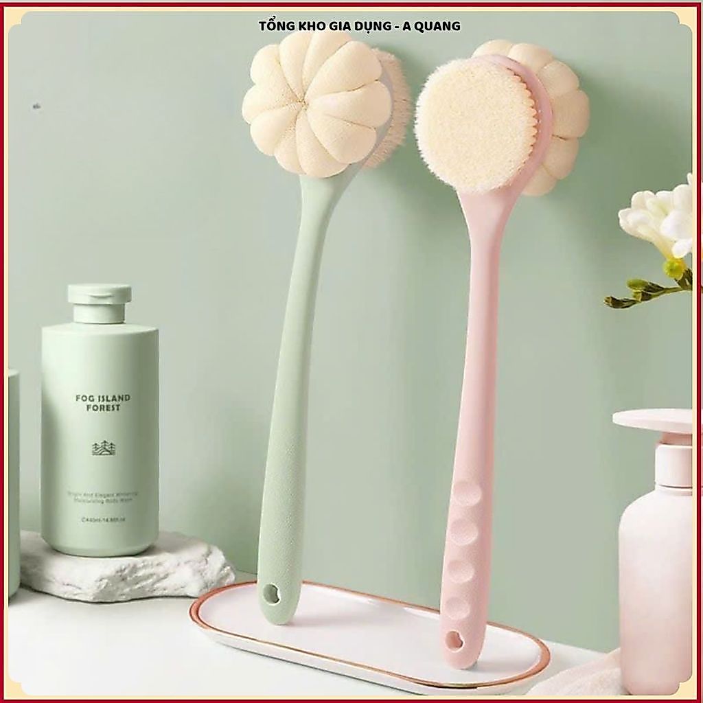 (COMBO 3) CỌ LƯNG THƯ GIÃN 2 MẶT, DỤNG CỤ TẮM RỬA TIỆN LỢI BỀN ĐẸP, Giúp Vệ Sinh Cơ Thể Hiệu Quả