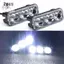 Ánh sáng 2 chiếc 3LED Đèn sương mù ban ngày Công suất cao Chạy phổ thông Đáng tin cậy