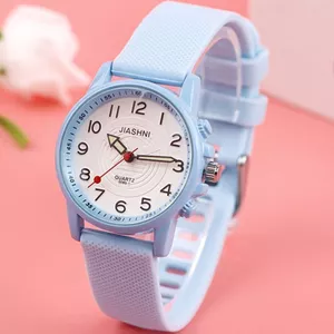 Jelly Silicone Soft Band Nam Nữ Học Sinh Trung Học Trẻ Em Đồng Hồ Trẻ Em Học Sinh Trung Học Cơ Sở Chống Thấm Nước Đồng Hồ Ngón Tay Đồng Hồ Điện Tử kuy