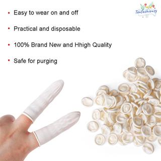 ITRUMPET 100 CÁI Finger Cover Nail Art Tool Găng tay bảo vệ đầu ngón tay Găng tay bảo vệ tự nhiên