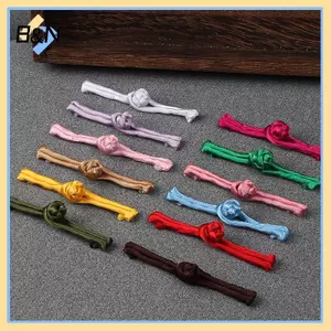 B & N 5 Cặp Nút Sườn Xám Truyền Thống Nút Thắt Vải Đóng Cửa Cho Handmade Đường Phù Hợp Với Áo Sơ Mi DIY May Trang Trí.