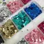 Lấp Lánh Móng Tay Ngôi Sao Năm Cánh Nhiều Màu Sắc Cho DIY Nail Art Charm Lễ Hội Sử Dụng EMKK