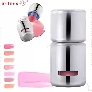 Phấn má hồng dạng lỏng AFTEROF, Kem dưỡng ẩm lâu trôi đa chức năng, dưỡng ẩm nóng với đầu bọt biển Màu thạch má má má hồng trang điểm