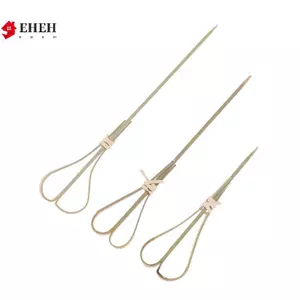 100 Chiếc Xiên Tre Barbeque Bar Dụng Cụ Nhà Bếp Cotail Pis Dùng Một Lần Nút Tre Xiên Nĩa Trái Cây Sti Cho Tiệc Gia Đình VN