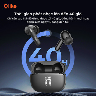 Olike T124 Tai Nghe Bluetooth TWS Không Dây Bluetooth 5.3 Màn Hình LED Pin Lâu Âm Thanh HiFi Chống Ồn Cho iPhone Samsung Xiaomi OPPO vivo Huawei iPad Laptop