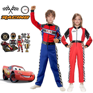 Trẻ Em Thoáng Mát Đua Xe Trang Phục Bé Trai & Bé Gái F1 Racer Cosplay Trang Phục Trẻ Em Tiệc Halloween Carnival Sân Khấu Thể Hiện Trang Phục