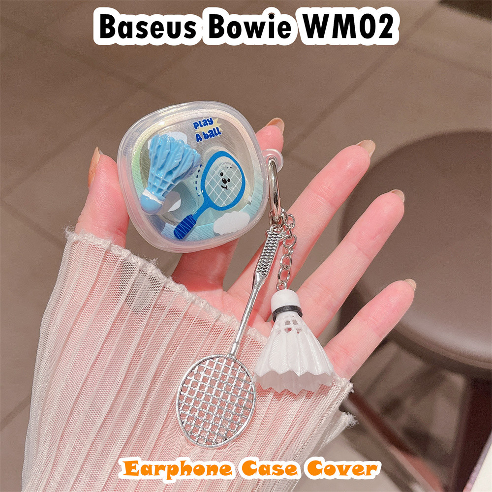 [Ngôi sao tương lai] Dành cho vỏ Baseus Bowie WM02 Vỏ tai nghe silicon mềm họa tiết nơ dễ thương