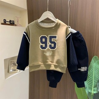 Bộ quần áo thu đông bé trai 14-45kg.Đồ bộ dài tay cho bé trai mẫu số 95.Bộ nỉ cho bé trai. D19