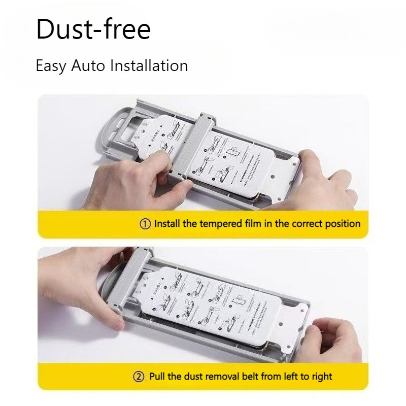 Dành Cho Vivo X Fold5 Không Bụi Dễ Dàng Tự Động Lắp Đặt Công Cụ 3D Cong Full Keo Kính Cường Lực Bảo Vệ Mặt Trước Cho VIVO vivo xfold5