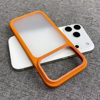 [JLK] Nút Camera cảm ứng chủ động Vỏ điện thoại mờ cho iPhone 17Pro Max 17Air 17 17Pro Bảo vệ ống kính đơn giản Vỏ mờ chống sốc