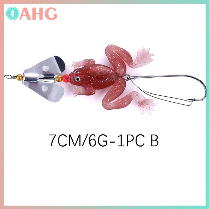 THÊM Câu Cá Ếch Giả Mềm 4 Màu Chất Lượng Tốt Crankbaits Dụ Mồi Câu Cá BSS