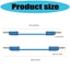 Exhila Chuối Cắm Dây Cáp Kiểm Tra Dẫn 50 100cm 2mm Chuối Đến Chuối Cắm Thử Nghiệm Dẫn Cho Đồng Hồ Đo Dòng Jum